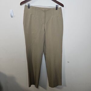 Gunex Brunello Cucinelli Tan Trouser Dress Pant Straight Leg Size 6